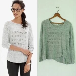 Madewell Linen Tee | Madewell Stockholm Tour Tee
